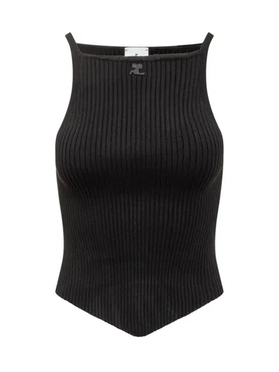 COURRÈGES COURRÈGES TOP SIGNATURE POINTY
