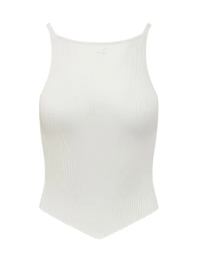 COURRÈGES COURRÈGES TOP SIGNATURE POINTY