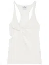 Courrèges Courregès Tank Top Twist 90's Rib In White