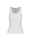 Courrèges Tank Top In White
