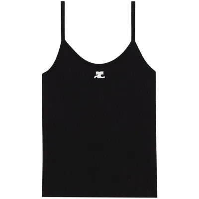 COURRÈGES TOPS BLACK