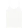 Courrèges Courreges Reedition Logo Ribbed Tank Top In White