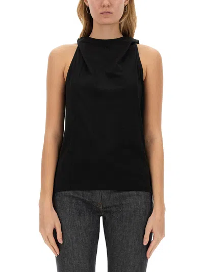 COURRÈGES TOPS WITH LOGO