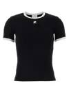 Courrèges Milano Open Back Long Sleeve Bodysuit In Black