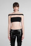 Courrèges Courreges Top With Logo In Black