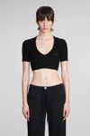 Courrèges Topwear In Black Viscose In Black
