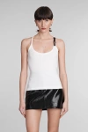 COURRÈGES TANK TOP IN WHITE COTTON