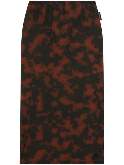 Courrèges Tube Skirt In Havana_tortoise