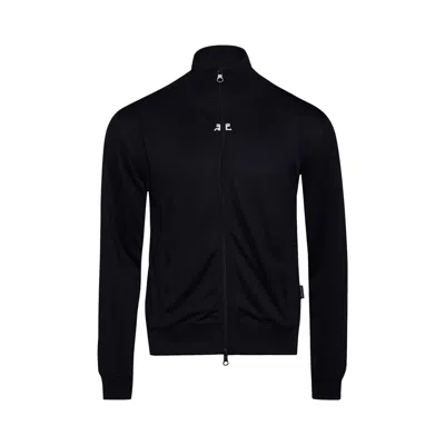 Pre-owned Courrèges Tracksuit Interlock Jacket 'navy' | Blue | Men's Size M