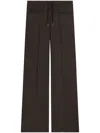 Courrèges Baggy-hose Mit Tiefem Bund In Schwarz