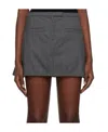 Courrèges Trapeze Bag Skirt In Black