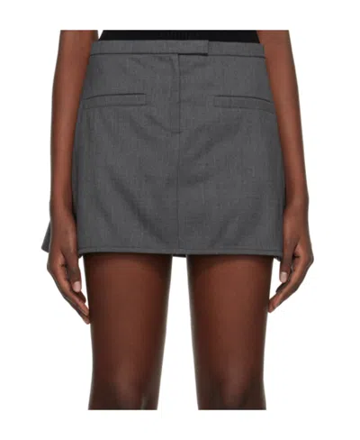 Courrèges Trapeze Bag Skirt In Black