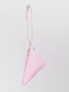Courrèges Triangular Shape Purses Adjustable Strap In Pink