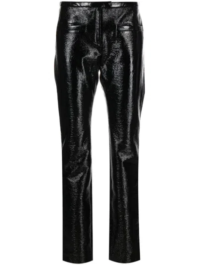 Courrèges Trousers In Black
