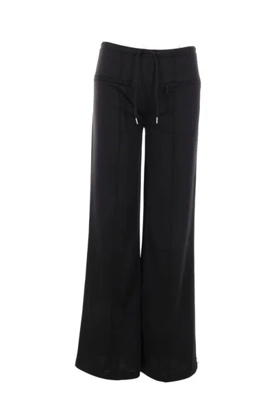 Courrèges Trousers In Black