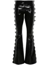 Courrèges Pants In Black Cotton In Black
