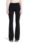 Courrèges Flared Trousers With Cut Out Details In Black