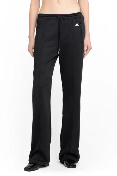 Courrèges Trousers In Black
