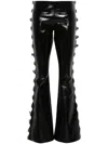 Courrèges Pants In Black Cotton In Black