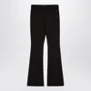 Courrèges Elegant Side-button Wool Trousers For Women In Brown