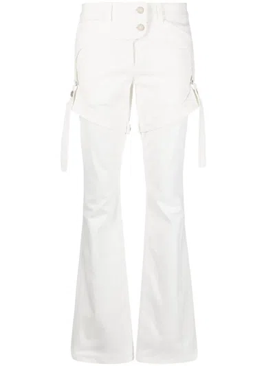 Courrèges Trousers In White