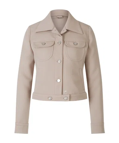 COURRÈGES TRUCKER BUTTON-FASTENING TWILL JACKET