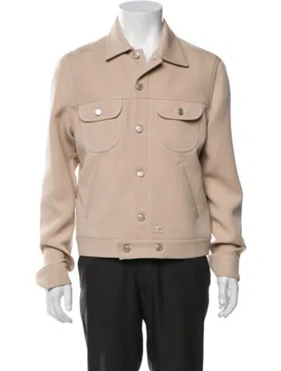Pre-owned Courrèges Trucker Jacket W/ Tags In Neutral