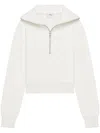 Courrèges Trucker Sweater In White