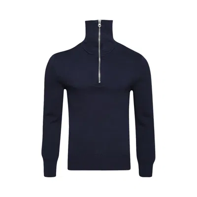 Pre-owned Courrèges Trucker Sweater 'navy' | Blue | Men's Size S