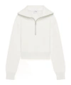 Courrèges Trucker Sweater In Traditional White