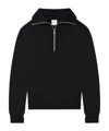 Courrèges Crewneck Wool Sweater V-neck In Black