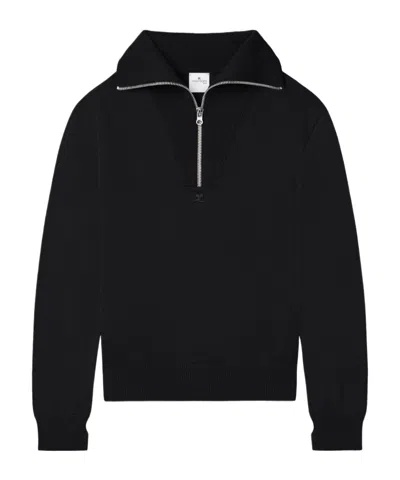 COURRÈGES COURRÈGES TUCKER ZIP DETAILED JUMPER