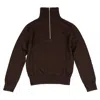 Courrèges Trucker Wool Sweater In Marrone