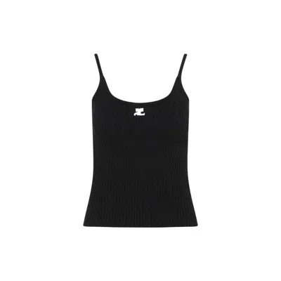 Courrèges Tshirt In Black