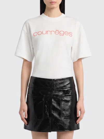Courrèges T-shirt  Woman Color White