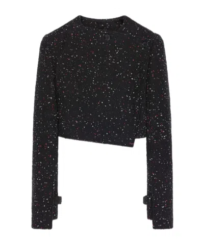 COURRÈGES TWEED CROPPED JACKET
