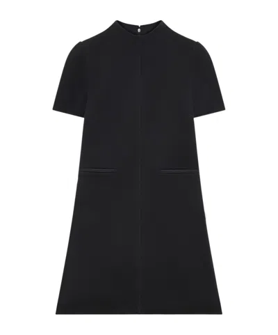COURRÈGES TWILL A-LINE MINI DRESS