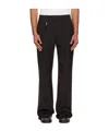 Courrèges Brown Light Twill Bootcut Trousers In Brown
