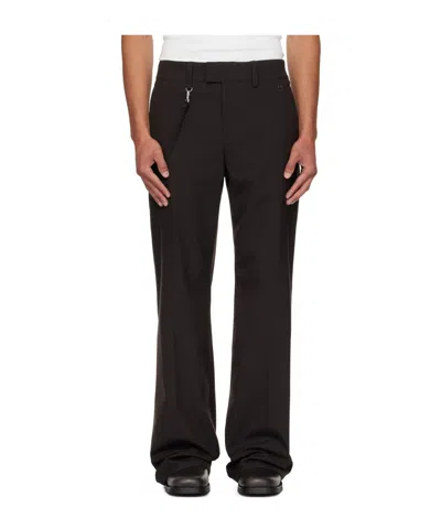 COURRÈGES TWILL BOOTCUT TROUSERS