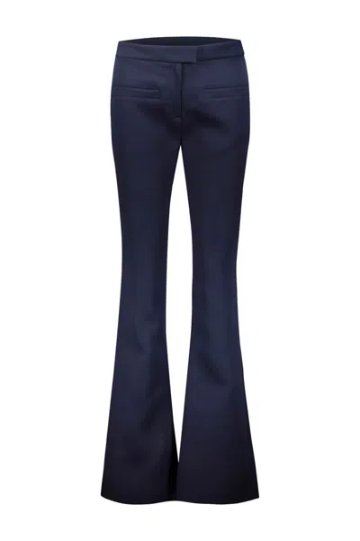 COURRÈGES COURRÈGES TWILL ZIPPED PANTS CLOTHING