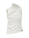 Courrèges Courreges Women Draped Top In White