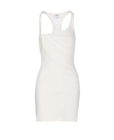 Courrèges Twist 90s Dress In White