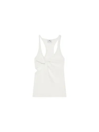 COURRÈGES TWIST 90S RIB TANK TOP