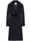 Courrèges Courregès Twist Cotton Trench Coat