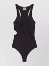 Courrèges Twist Cut-out Knot Swimsuit