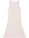 Courrèges Twist-strap Fitted Minidress In Pink