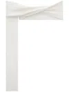 Courrèges Twist-detail Crepe Top In White