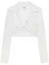 Courrèges Hemd Mit Twist-detail In Weiss