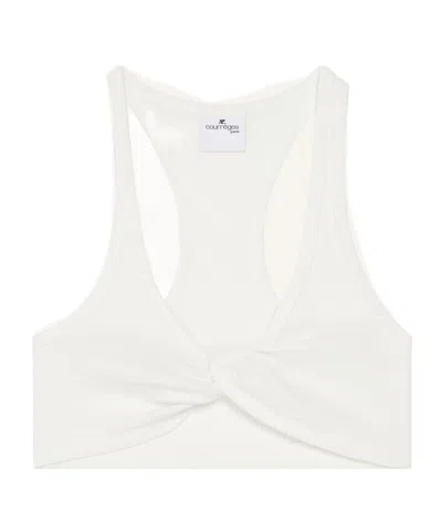 COURRÈGES TWIST-DETAILING TOP