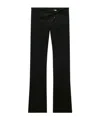 Courrèges Twist-front Bootcut Wool Trousers In Black